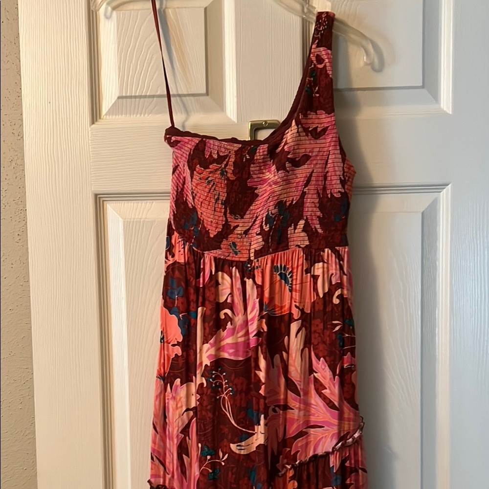 Floral One-Shoulder Dress